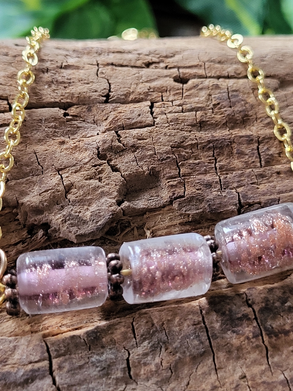 Sparkly Glass Beads Necklace